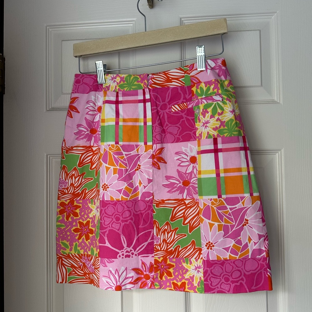 Lilly Pulitzer patchwork skirt - Picture 2 of 8